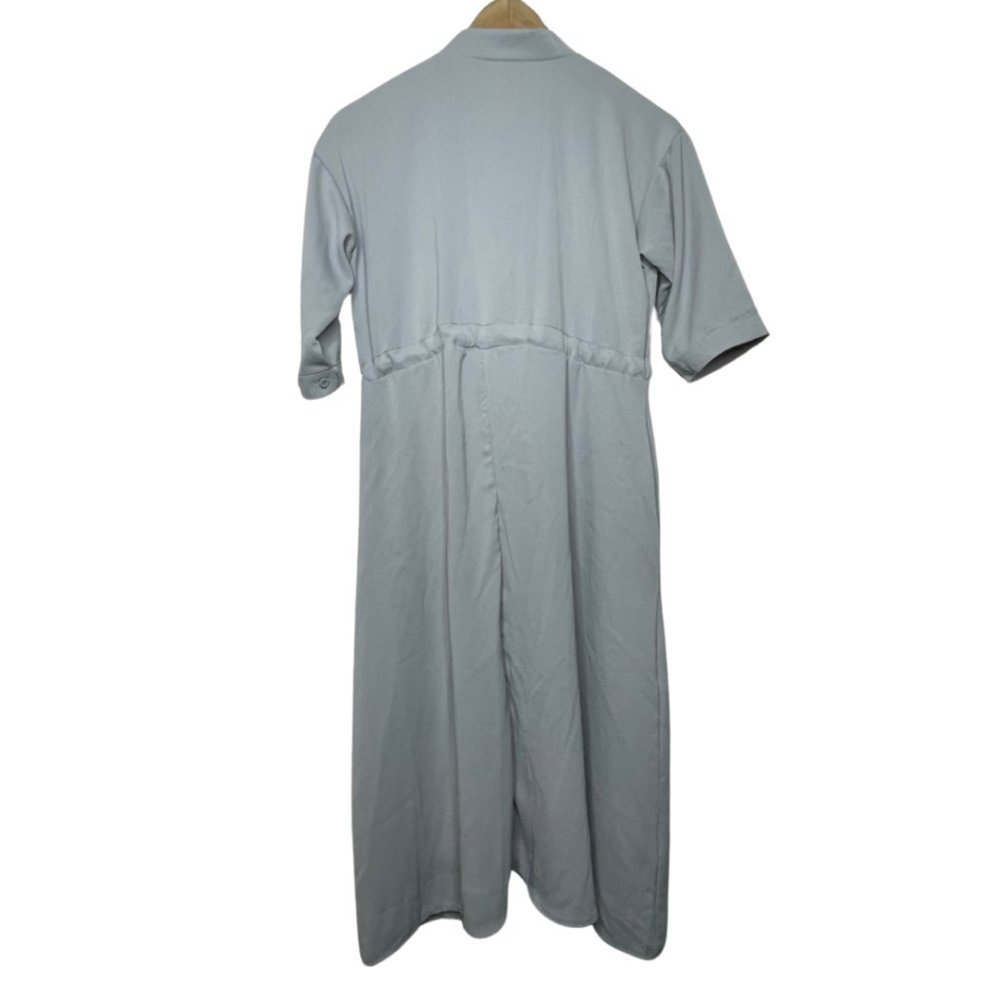 LIDAAI | Lilac Short Sleeve Dress with Waist Tie | Size M - Picture 7 of 11